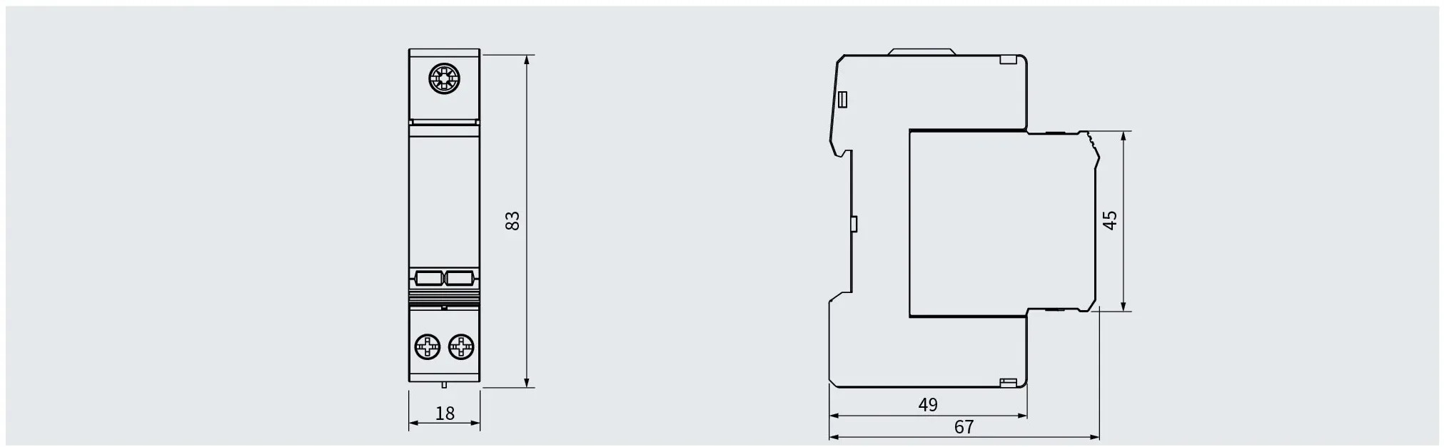 LT-10C SPD dimensional drawing