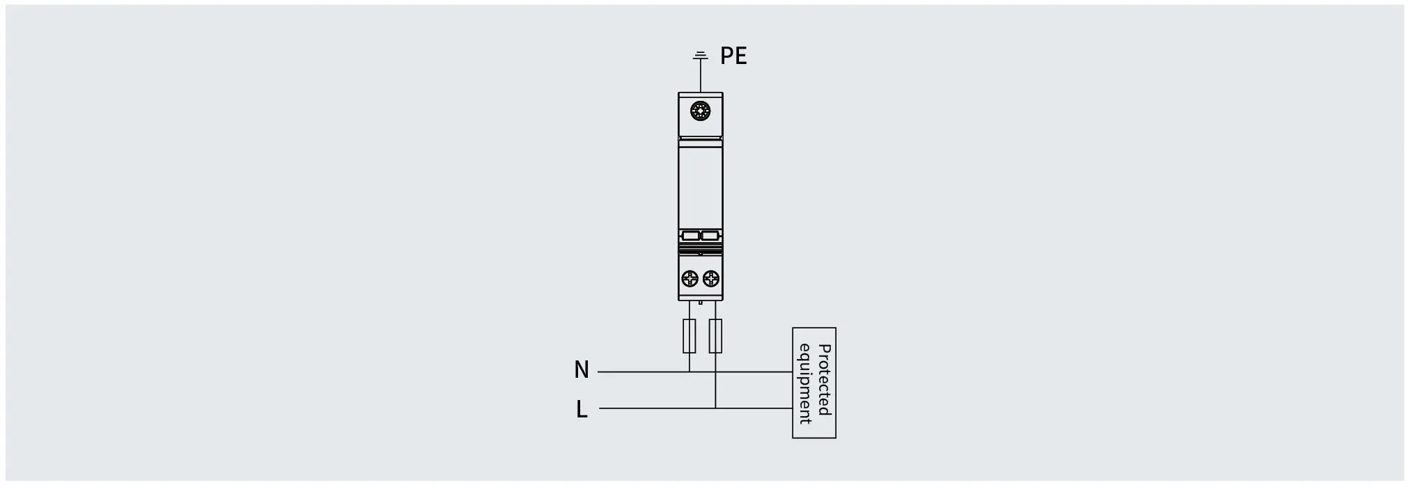 LT-10C SPD wiring diagram and connection