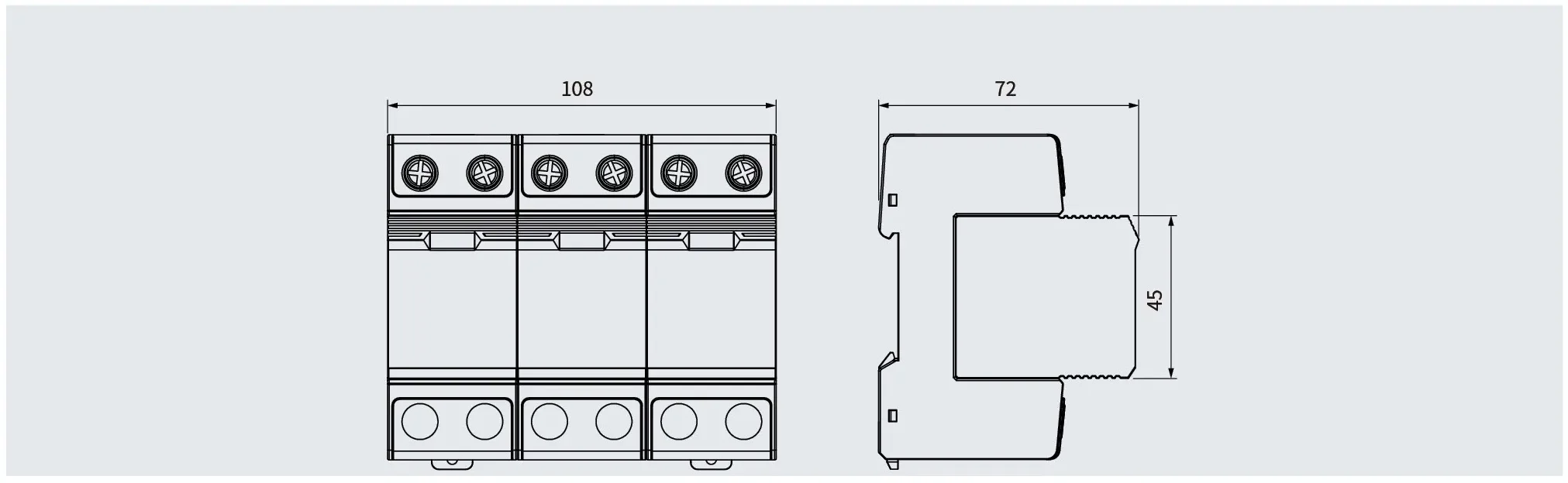 LT-15T SPD dimensional drawing