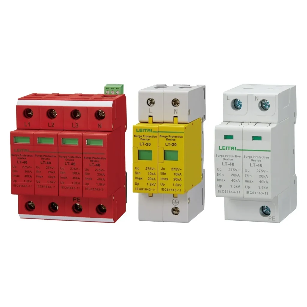 LT-20/40 Type 2 Surge Protector 20kA 40kA AC Distribution