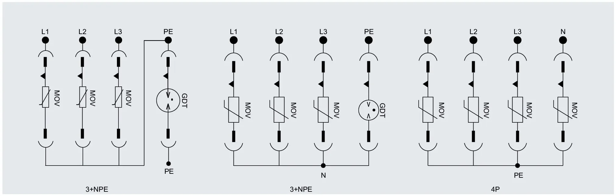LT-20 / LT-40 SPD schematic diagram