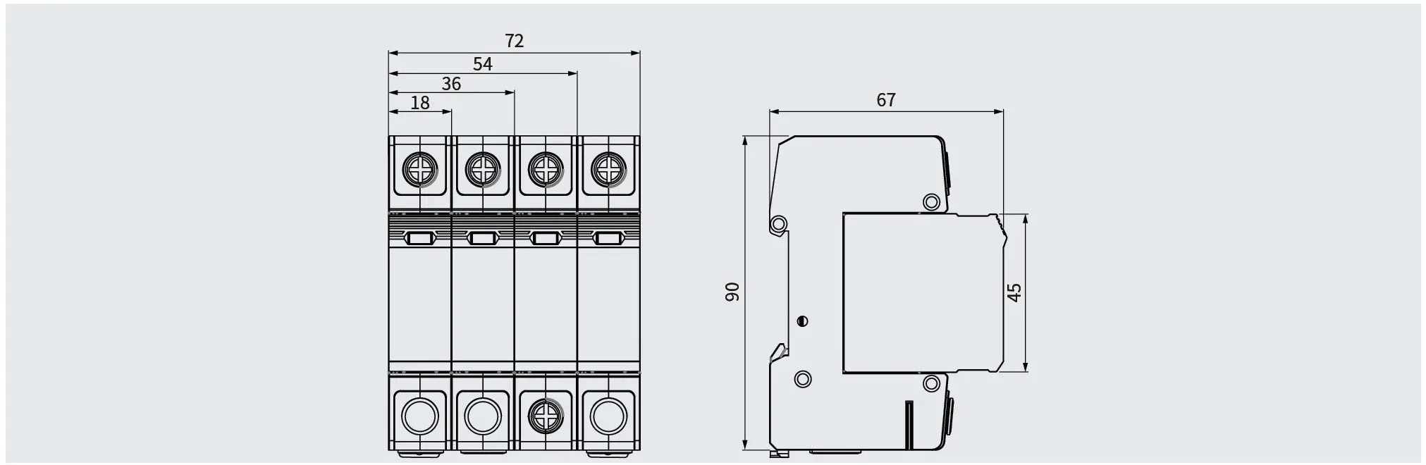 LT-20RT SPD dimensional drawing