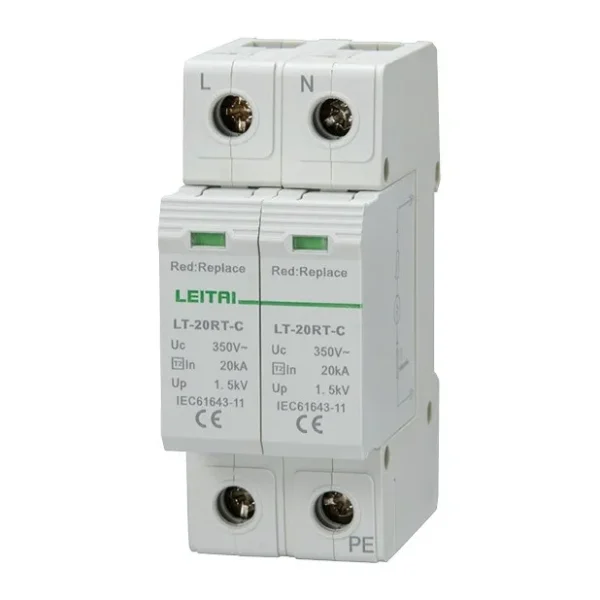 LT-20RT Type 2 Surge Protector 20kA Plug-in Replaceable