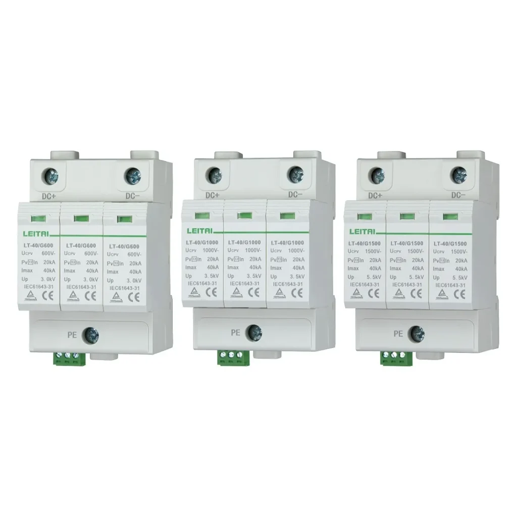 LT-40 G Series PV Surge Protector 600-2000VDC Solar DC