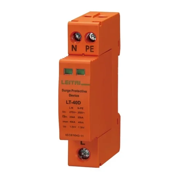 LT-40D-LT-40E-Product-Image LT-40D/40E Type 2 Surge Protector 40kA N-PE