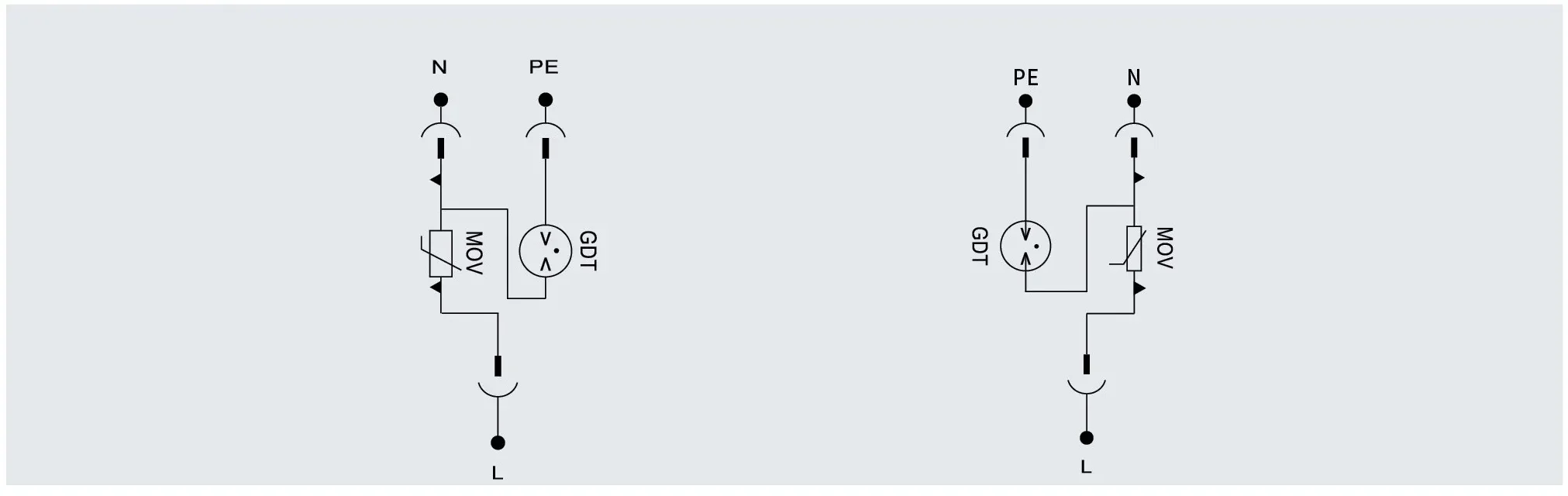 LT-40D / LT-40E SPD schematic diagram