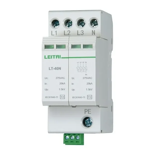 LT-40N-Product-Image LT-40N Type 2 Surge Protector 40kA Distribution