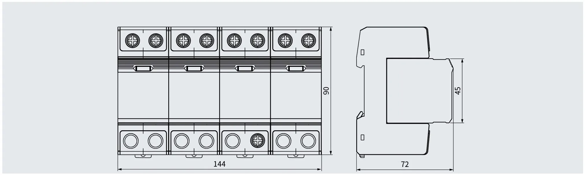 LT-T25 SPD dimensional drawing