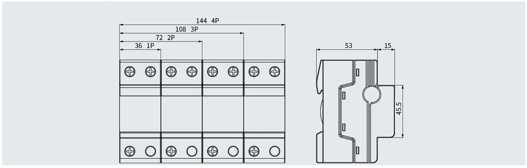 LT-X15 / X30 / X50 SPD dimensional drawing