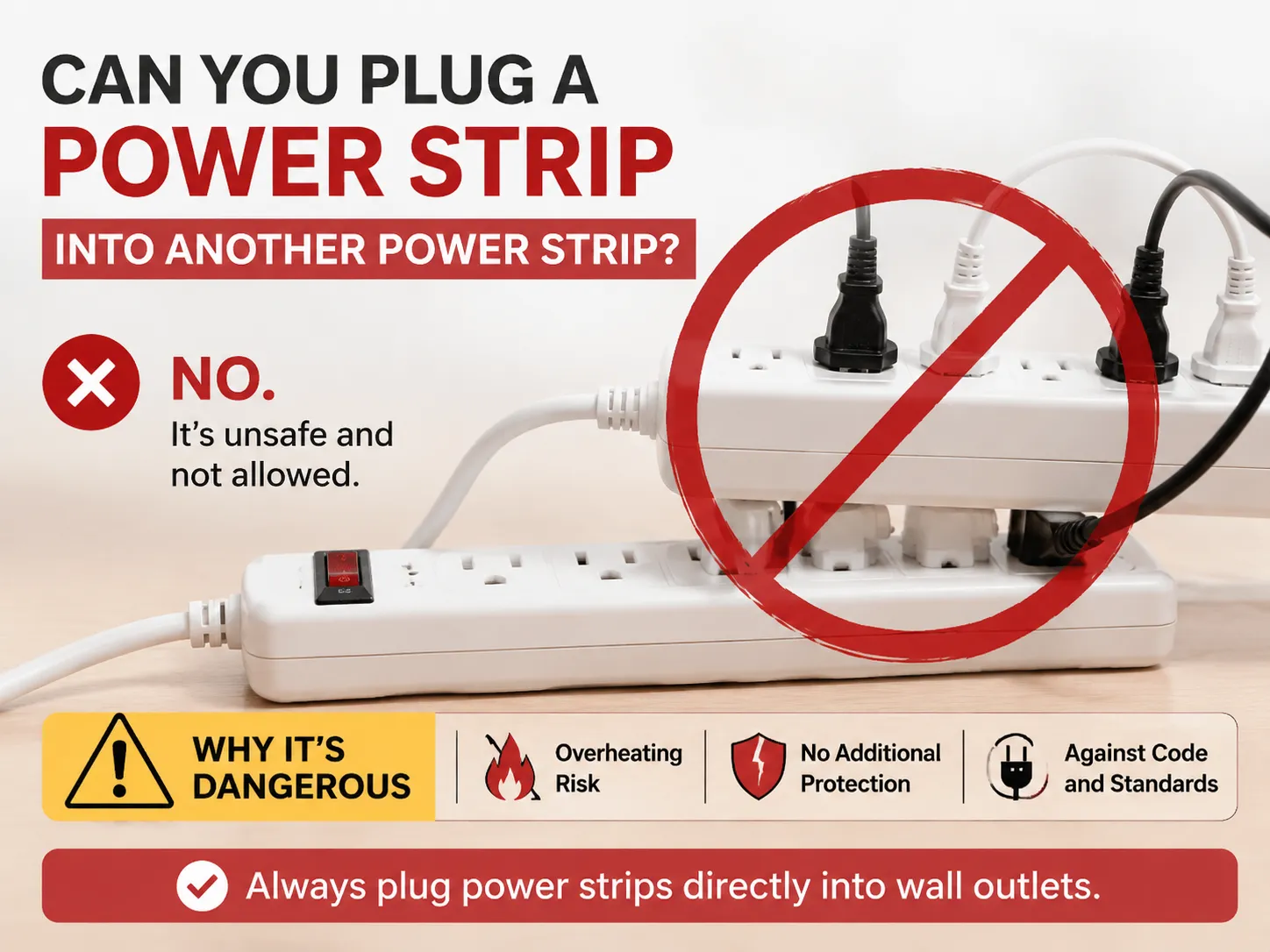 Can You Plug a Power Strip Into Another Power Strip?